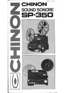 Chinon 350 SP manual. Camera Instructions.